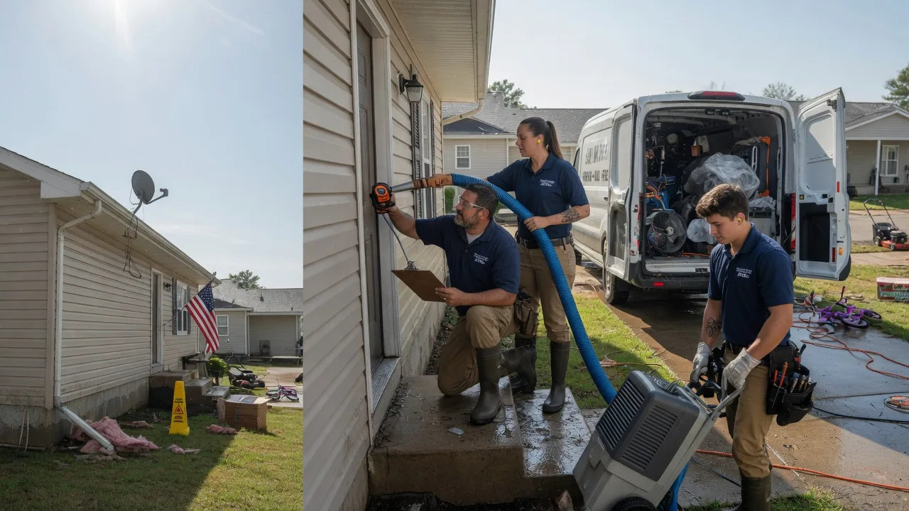 Ceiling Water Damage Restoration in Nilwood, IL near me